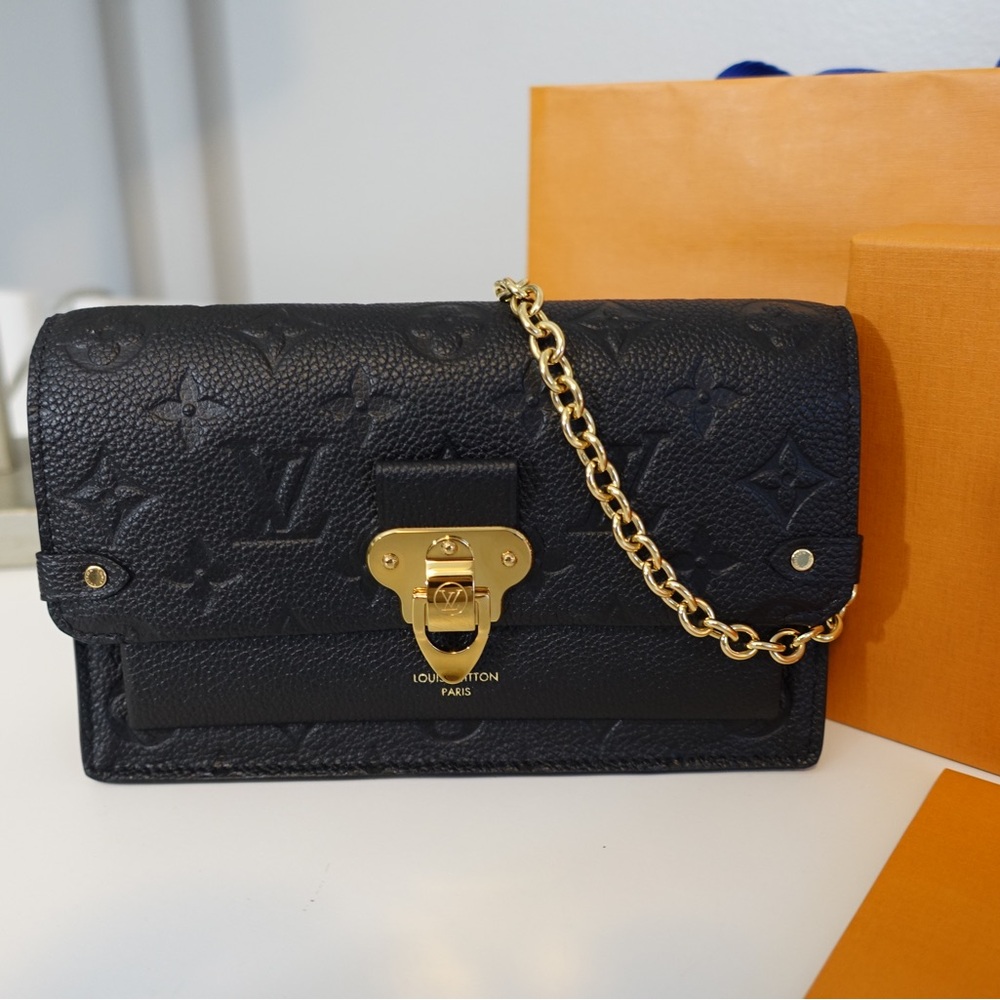 Louis Vuitton Vavin Wallet on Chain Empreinte Leather